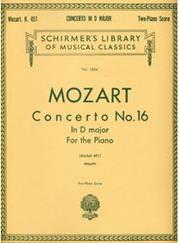 MOZART - CONCERTO N 16 (D) KV 451 SCHIRMER