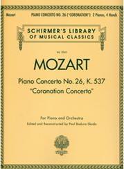 MOZART - CONCERTO NO.26 (D) KV 537 SCHIRMER