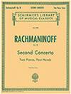 RACHMANINOFF - SECOND CONCERTO OP. 18 SCHIRMER