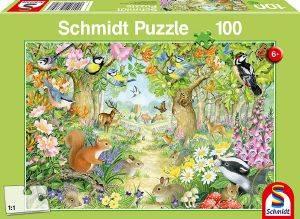 ANIMALS IN THE FOREST 100 ΚΟΜΜΑΤΙΑ SCHMIDT από το PLUS4U