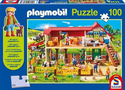 PLAYMOBIL ΦΑΡΜΑ ΜΕ 1 ΦΙΓΟΥΡΑ 100 ΚΟΜΜΑΤΙΑ (56163) SCHMIDT από το PLUS4U