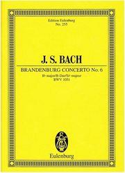 BACH - BRANDEBURG CONCERTO NO.6 SCHOTT SOHNE