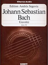 BACH J.S. - GAVOTTE SCHOTT SOHNE