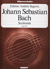 BACH J.S. - SARABANDE SCHOTT SOHNE