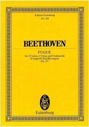 BEETHOVEN - FUGUE OP.137 SCHOTT SOHNE