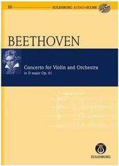 BEETHOVEN - IN D MAJOR OP.61 FOR VIOLIN & ORC.SC/CD SCHOTT SOHNE