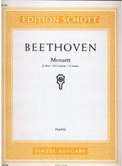 BEETHOVEN MENUET IN G MAJ / ΕΚΔΟΣΕΙΣ SCHOTT SOHNE