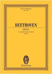 BEETHOVEN - MISSA OP 86 SCHOTT SOHNE