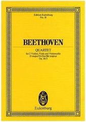 BEETHOVEN - STRING QUARTET OP 18 NO.3 SCHOTT SOHNE