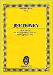 BEETHOVEN - STRING QUARTET OP 18 NO.6 SCHOTT SOHNE