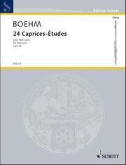 BOEHM 24 CAPRICES - ETUDES OP. 26 SCHOTT SOHNE