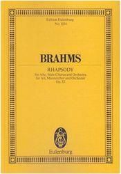 BRAHMS - RHAPSODIE OP 53 SCHOTT SOHNE