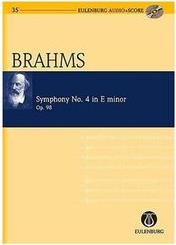 BRAHMS - SYMPHONY N.4 IN E MINOR OP.98 SC/CD SCHOTT SOHNE