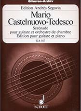 CASTELNUOVO-TEDESCO MARIO - SERENADE POUR GUITARE ET ORCHESTRE DE CHAMBRE SCHOTT SOHNE