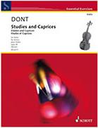 DONT - ETUDEN UND CAPRICEN OP. 35 SCHOTT SOHNE