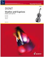 DONT - STUDIES AND CAPRICES OP.35 SCHOTT SOHNE