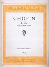 FREDERIC CHOPIN - ETUDE IN E MAJOR OPUS 10 NO. 3 / ΕΚΔΟΣΕΙΣ SCHOTT SCHOTT SOHNE