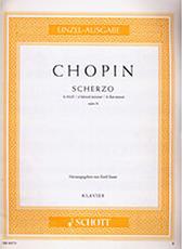 FREDERIC CHOPIN - SCHERZO IN B FLAT MAJOR OPUS 31 / ΕΚΔΟΣΕΙΣ SCHOTT SCHOTT SOHNE