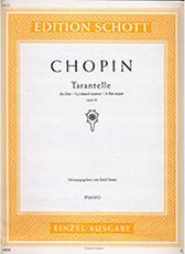 FREDERIC CHOPIN - TARANTELLE OPUS 43 / ΕΚΔΟΣΕΙΣ SCHOTT SCHOTT SOHNE