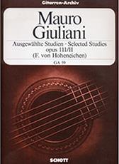 GIULIANI MAURIO- AUSGEWAHLTE STUDIEN OPUS 111/II SCHOTT SOHNE