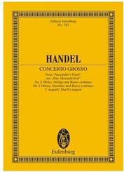 HANDEL - CONCERTO GROSSO C-DUR SCHOTT SOHNE