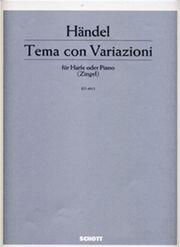 HANDEL - TEMA CON VARIAZIONI SCHOTT SOHNE