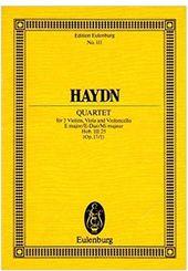 HAYDN - STRING QUARTET OP.17 N 1 SCHOTT SOHNE