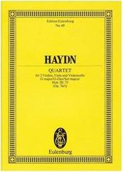 HAYDN - STRING QUARTET OP.76 N 1 SCHOTT SOHNE