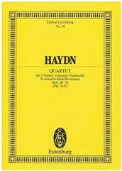 HAYDN - STRING QUARTET OP.76 N 2 SCHOTT SOHNE