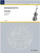 HINDEMITH - SONATA OP25 NO1 SCHOTT SOHNE