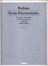 JOHANNES BRAHMS - SECHS KLAVIERSTUCKE OP. 118 / ΕΚΔΟΣΕΙΣ SCHOTT SCHOTT SOHNE