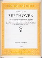 L.V. BEETHOVEN - DREI VARIATIONEN / SECHS VARIATIONEN / ΕΚΔΟΣΕΙΣ SCHOTT SCHOTT SOHNE