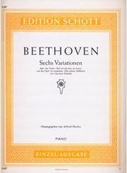 L.V.BEETHOVEN - SECHS VARIATIONEN / ΕΚΔΟΣΕΙΣ SCHOTT SCHOTT SOHNE