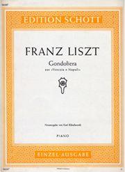 LISZT - GONDOLIERA SCHOTT SOHNE