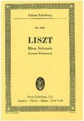 LISZT - MISSA SOLEMNIS (GRANER FESTMESSE) SCHOTT SOHNE