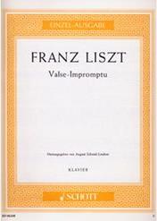 LISZT - VALSE-IMPROMPTU SCHOTT SOHNE