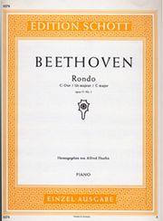 LUDWIG VAN BEETHOVEN - RONDO OPUS 51 NO.1 IN C MAJOR / ΕΚΔΟΣΕΙΣ SCHOTT SCHOTT SOHNE