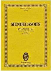 MENDELSSHON - SYMPHONY N.5 SCHOTT SOHNE