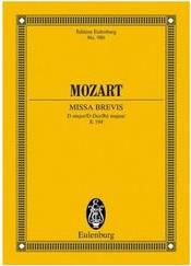 MOZART - MISSA BREVIS KV 194 SCHOTT SOHNE