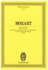 MOZART - QUINTET KV 581 SCHOTT SOHNE