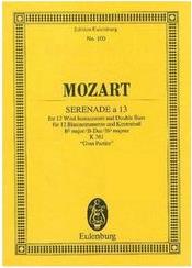 MOZART - SERENADE A 13 IN B-DUR K 361 'GRAN PARTITA' SCHOTT SOHNE