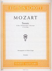 MOZART - SONATA IN EB MAJ .KV282/189G SCHOTT SOHNE