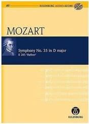 MOZART - SYMPHONY N.35 IN D MAJ K385 SC/CD SCHOTT SOHNE