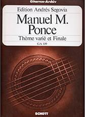 PONCE MANUEL M. - THEME VARIE ET FINALE SCHOTT SOHNE