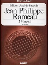 RAMEAU JEAN PHILIPPE - 2 MINUETTI SCHOTT SOHNE