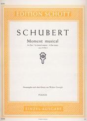 SCHUBERT - MOMENTS MUSICAUX OP.94 N 2 SCHOTT SOHNE