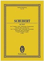 SCHUBERT - OCTET F-DUR D803 SCHOTT SOHNE