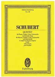 SCHUBERT - PIANO QUINTET ''FORELLEN'' SCHOTT SOHNE