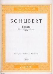 SCHUBERT - SONATA OP.78 (G MIN) SCHOTT SOHNE