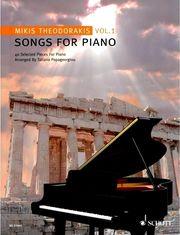 THEODORAKIS MIKIS - SONGS FOR PIANO VOL. I SCHOTT SOHNE